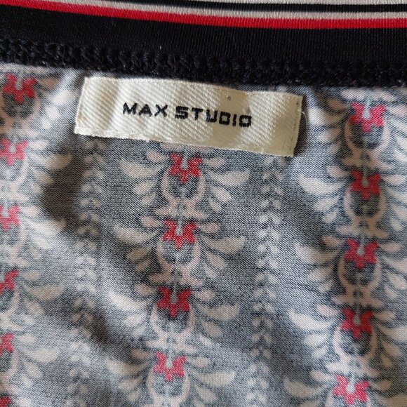 Women's Max Studio Nordstrom Long Sleeve Faux Wrap Floral Dress, Size S - Picture 4 of 10